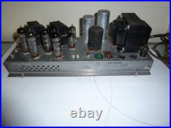 The Fisher 460A Vintage Stereo Tube Amp Restored, Working and Tested with Tubes