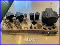 The Fisher 460A Vintage Stereo Tube Amp Restored, Working and Tested with Tubes