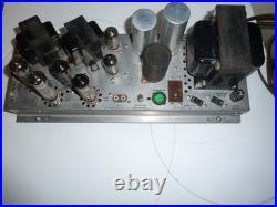 The Fisher 460A Vintage Stereo Tube Amp Restored, Working and Tested with Tubes