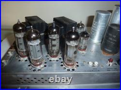 The Fisher 460A Vintage Stereo Tube Amp Restored, Working and Tested with Tubes