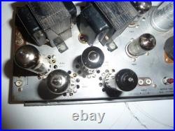 The Fisher 460A Vintage Stereo Tube Amp Restored, Working and Tested with Tubes