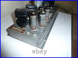 The Fisher 460A Vintage Stereo Tube Amp Restored, Working and Tested with Tubes