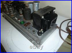 The Fisher 460A Vintage Stereo Tube Amp Restored, Working and Tested with Tubes