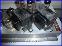 The Fisher 460A Vintage Stereo Tube Amp Restored, Working and Tested with Tubes
