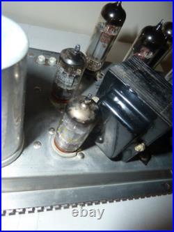 The Fisher 460A Vintage Stereo Tube Amp Restored, Working and Tested with Tubes