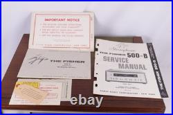 The Fisher Model 500B Stereo Tube Receiver==Nice