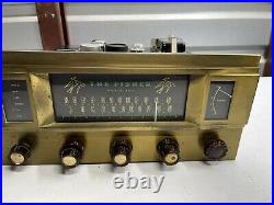 The Fisher Model 500 Receiver Mono Tube Amp Works 1950's Vintage Read