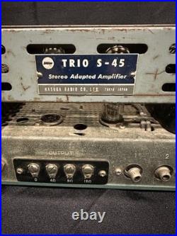 Trio S-45 Hi-Fi Tube Stereo Amplifier Vintage Japan Estate Untested
