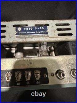 Trio S-45 Hi-Fi Tube Stereo Amplifier Vintage Japan Estate Untested Trio S-45 Hi-Fi Tube Stereo Amplifier Vintage Japan Estate Untested