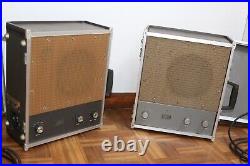 Two Ampex A692 (2012) Vtg. 6V6GT 12AU7 5687 Tube Amplifiers with JBL speaker