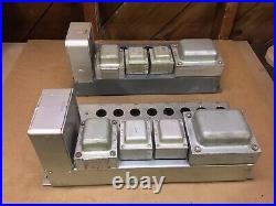 Two Vintage Hammond Type HR 1A / AO-2632-1 2A3 Quad Tube Amplifier Field Coil EM