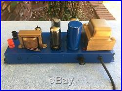 Two Vintage Magnavox Model 138 Monoblock Vacuum Tube Amps For Stereo Great Tubes