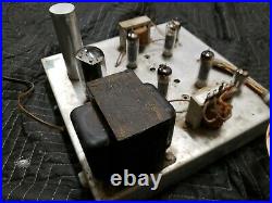 USED vintage zenith stereo tube amplifier model 7D31 (FOR PARTS OR REPAIR)