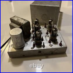 Underwriters Laboratories Vintage 6EV5 Tube Amplifier, SPRAGUE TVL-2462, GE Tube