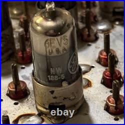 Underwriters Laboratories Vintage 6EV5 Tube Amplifier, SPRAGUE TVL-2462, GE Tube