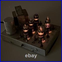 Underwriters Laboratories Vintage 6EV5 Tube Amplifier, SPRAGUE TVL-2462, GE Tube