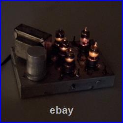 Underwriters Laboratories Vintage 6EV5 Tube Amplifier, SPRAGUE TVL-2462, GE Tube
