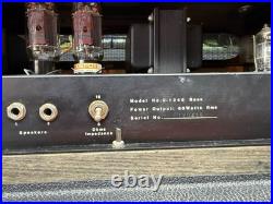 Univox U-1246 Vintage Tube Bass Amp Amplifier Head