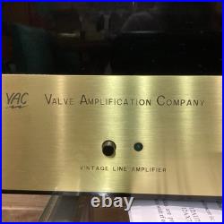 VAC Vintage Line Amplifier MKII Vacuum tube Preamp Valve Amplifier Company Rare