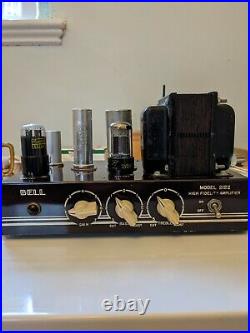 VINTAGE 1950s BELL MONO TUBE AUDIO AMPLIFIER AMP MODEL 2122 WORKING AND TESTED