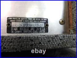 VINTAGE 1960s SILVERTONE SEARS 15 1483 C15 JENSENS Tube Amplifier DanElectro