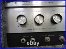 VINTAGE 1960s SILVERTONE SEARS 15 1483 C15 JENSENS Tube Amplifier DanElectro