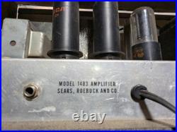 VINTAGE 1960s SILVERTONE SEARS 15 1483 C15 JENSENS Tube Amplifier DanElectro