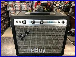 VINTAGE 1978 FENDER CHAMP GUITAR TUBE AMPLIFIER SILVER FACE Free Shipping