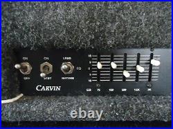 VINTAGE 1980's Carvin X100B Tube Amp Head With Footswitch WORKS PERFECTLY