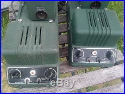 VINTAGE CINEMA TUBE AMPLIFIERS PAIR, working condition