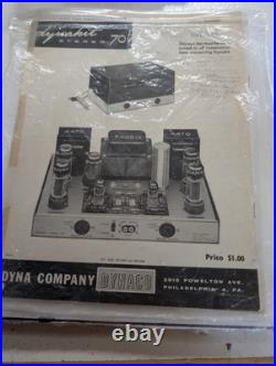 VINTAGE DYNACO DYNAKIT ST70 ST-70 STEREO TUBE AMPLIFIER Stereo 70