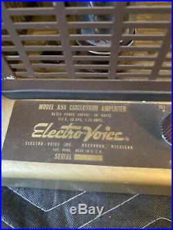 VINTAGE Electro-Voice EV A50 Circlotron 50 Watt Tube Amplifier Amp RARE