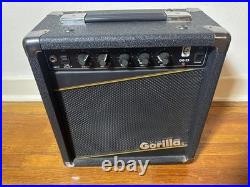 VINTAGE Gorilla GG-25 Guitar Amplifier Amp The TUBE CRUNCHER 50W Black Works