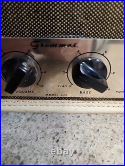 VINTAGE Grommes Model LJ5 Tube Amplifier Amp 1950s