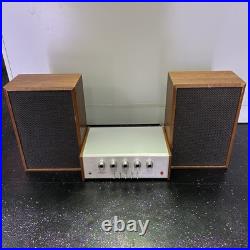 VINTAGE SCOTT STEREO AMPLIFIER 235S With Speakers Working Tested
