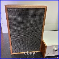 VINTAGE SCOTT STEREO AMPLIFIER 235S With Speakers Working Tested