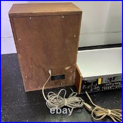 VINTAGE SCOTT STEREO AMPLIFIER 235S With Speakers Working Tested