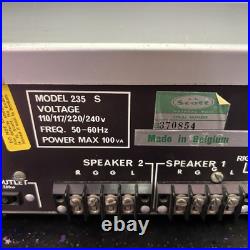 VINTAGE SCOTT STEREO AMPLIFIER 235S With Speakers Working Tested