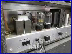VINTAGE SILVERTONE 1484 SEARS 2x12 TUBE AMP PIGGY BACK 1967