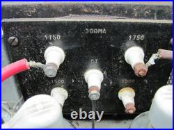 VINTAGE TRANSMITTER TUBE AMPLIFIER WithSTANCOR P-8030 MOD TRANSFORMER & 3B28 USA