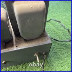 VINTAGE VERY RARE UTC MLF500 Linear Tube Amplifier 1950's WOW! Metal UNTESTED