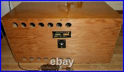 VINTAGE WEBCOR PT-4901-1 AMPLIFIED 3-WAY SPEAKER With TUBE POWER AMP PIANO FINISH