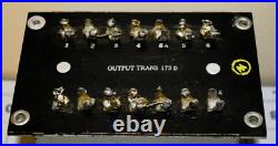 VINTAGE WESTERN ELECTRIC 173D AUDIO OUTPUT TRANSFORMER For Tube Amplifier 173-D VINTAGE WESTERN ELECTRIC 173D AUDIO OUTPUT TRANSFORMER For Tube Amplifier 173-D