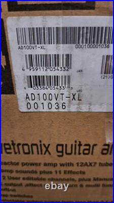 VOX Valvetronix AD100VT-XL 100Watt 2x12in Guitar Combo Amplifier (Vintage-New)