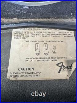 VTG 1979 Fender Champ Amp 6 Watts, 3.2 Ohms, 0.5A, 120V, 60Hz, 8 ALL OEM