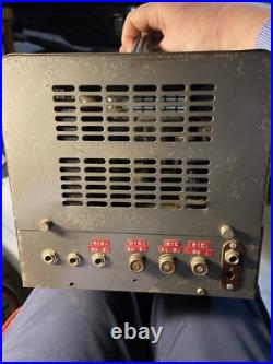 VTG Audio Stromberg Carlson 33 Tube Amplifier Untested-POWERS ON- Parts