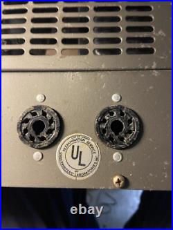 VTG Audio Stromberg Carlson 33 Tube Amplifier Untested-POWERS ON- Parts