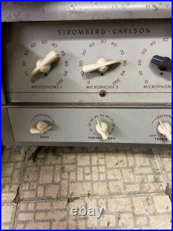 VTG Audio Stromberg Carlson 33 Tube Amplifier Untested-POWERS ON- Parts