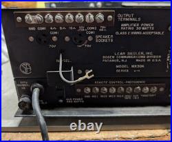 VTG Bogen MX30A Low Filter PA Tube Amplifier Microphone Mixer Turns On Untested