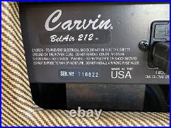 VTG Carvin Tube Amp Belair 212